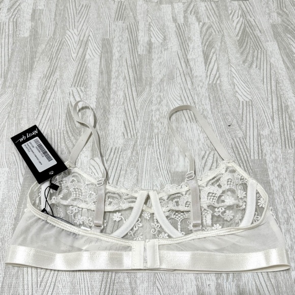 NWT Nasty Gal Sheer Bralette - Picture 4 of 10